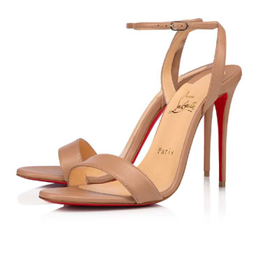 Christian Louboutin Loubigirl 100mm Nude Nappa Pumps 3210851PK1A