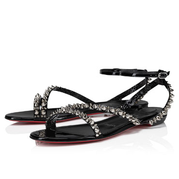 Christian Louboutin Mafaldina Spikes Sandals Patent spikes Black 3220806B439