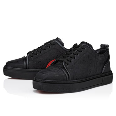 Christian Louboutin Adolon Junior Sneakers Nylon CL Varsity print 3230803BK01