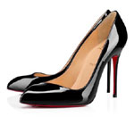 Christian Louboutin Corneille 100 Black Patent Pumps 1140114BK01