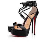 Christian Louboutin Choca 149mm Platform sandals Leather Black 1190566BK01