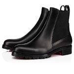 Christian Louboutin Marchacroche 000 Black Calf Boots 1190590BK01