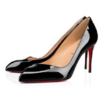 Christian Louboutin Corneille 85mm Black Patent Pumps 1190660BK01