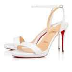 Christian Louboutin Loubi Queen 100 Bianco Nappa Pumps 1191580W222