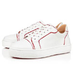 Christian Louboutin Vieirissima 000 Bianco Loubi Calf Sneaker 1201181Q647