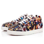 Christian Louboutin Louis Junior Spikes Orlato low top sneaker 1220660B536