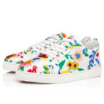 Christian Louboutin Vieira Multicolor Crepe Satin Sneaker 1220738J322