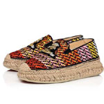 Christian Louboutin Espananou Cruise Multi Raffia Espadrille 1220921M024