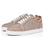 Christian Louboutin Rantulow Orlato Nude Fabric Sneaker 1221025BG72