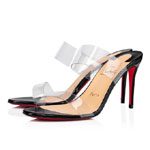 Christian Louboutin Just Nothing 85mm Black Pvc Pumps 3190081BK01