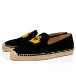 Christian Louboutin Nanou Espadrilles Calf leather Black 3190722BK01