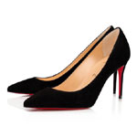 Christian Louboutin Kate 85mm Black Veau Velours Pumps 3191417BK01