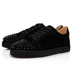 Christian Louboutin Vieira Spikes 000 Veau Velours Sneaker 3191433B049