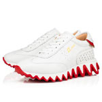 Christian Louboutin Loubishark Woman Bianco Calf Sneaker 3200260W222