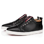 Christian Louboutin Fav Fique A Vontade Black Calf Sneaker 3200465BK01