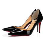 Christian Louboutin Iriza 85 Black Patent Leather Pumps 3210565BK01