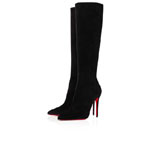 Christian Louboutin Kate Botta 100mm Boots Veau velours Black 3211199BK01