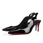 Christian Louboutin Hot Chick Sling 70mm Pumps Patent leather Black 3230045B439