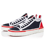 Christian Louboutin Pedro Junior Sneakers Fabric Navy 32304625375