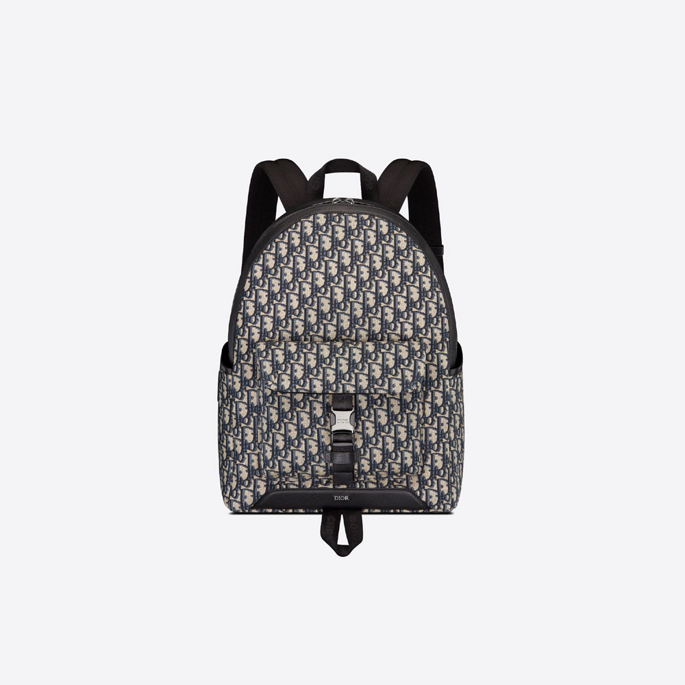 Dior Explorer Backpack Beige And Black Dior Oblique Jacquard 1ESBA012YKY H27E: Image 1