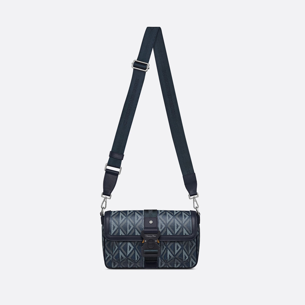 Dior Hit The Road Bag with Strap CD Diamond Canvas 1ESME165CDP H36B: Image 3