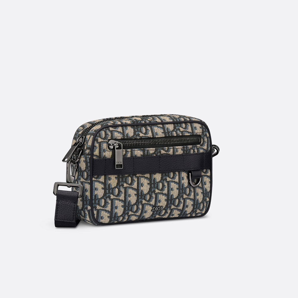 Mini Safari Bag with Strap Dior Oblique Jacquard 2ESWS011YKY H27E: Image 2