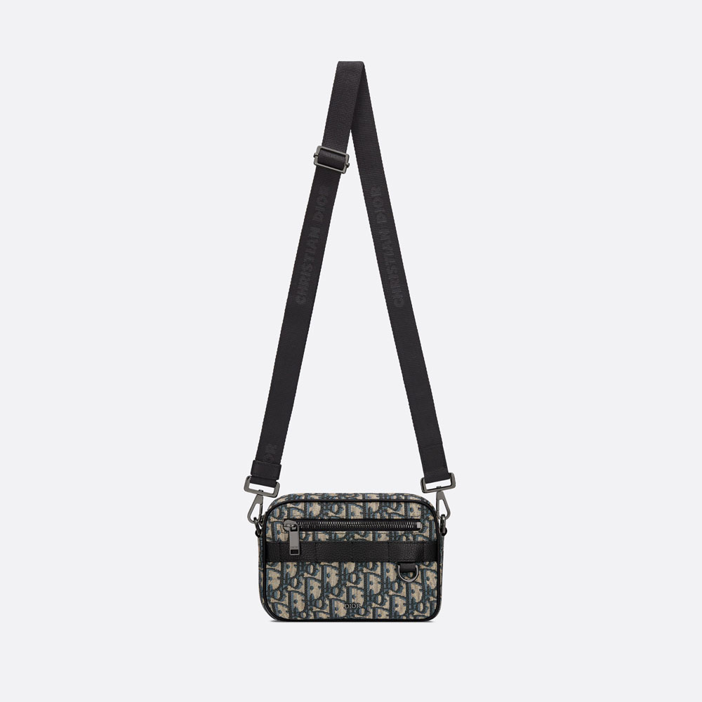 Mini Safari Bag with Strap Dior Oblique Jacquard 2ESWS011YKY H27E: Image 3