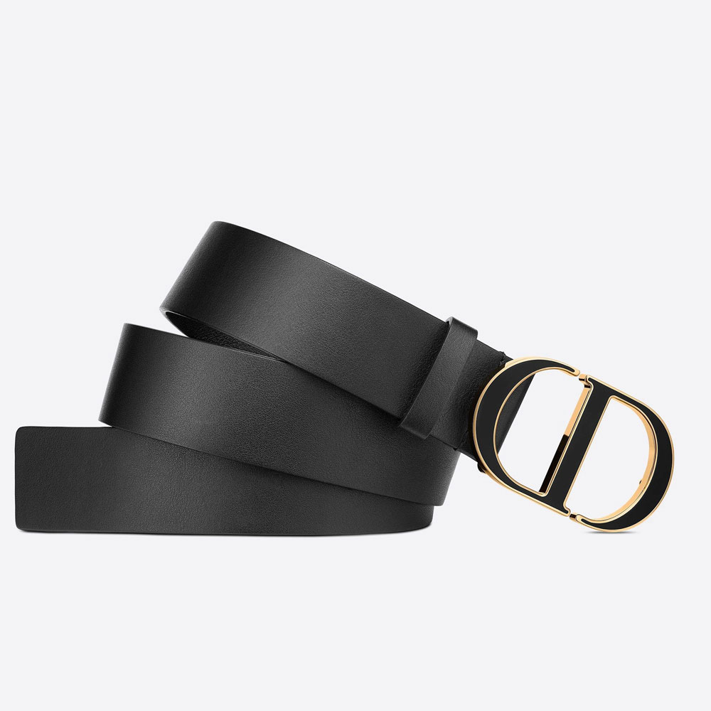 Dior 30 Montaigne 35MM Belt Black Smooth Calfskin B0077UMOD M900: Image 2