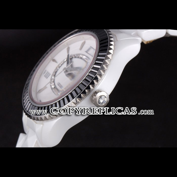 Christian Dior VIII Baguette Cut White Diamonds with Diamond Encrusted Dial DIOR6163: Image 3