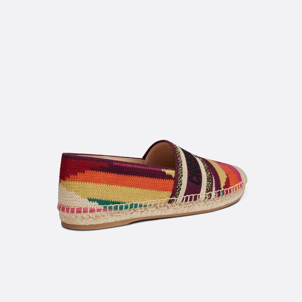 Dior Granville Espadrille Patchwork Embroidered Cotton KCB585EET S89Z: Image 2