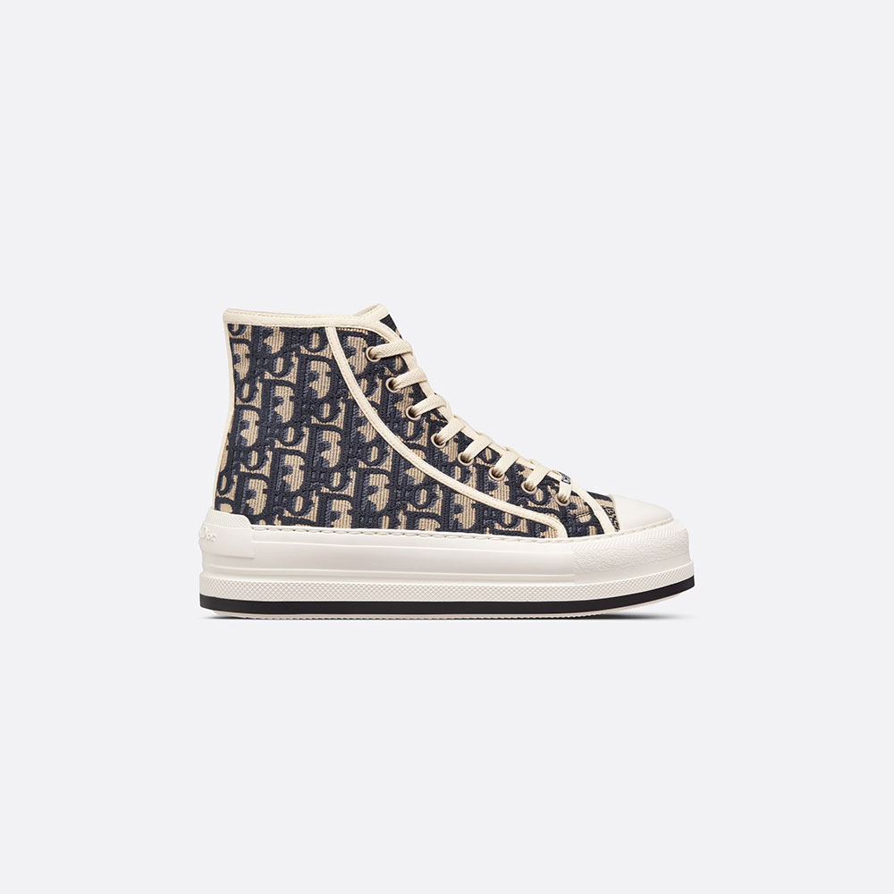 Walkn Dior High-Top Platform Sneaker Embroidered KCK382POB S56B: Image 1