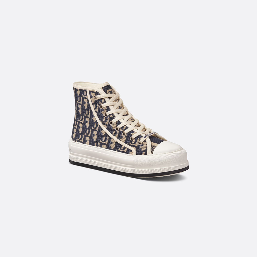 Walkn Dior High-Top Platform Sneaker Embroidered KCK382POB S56B: Image 2