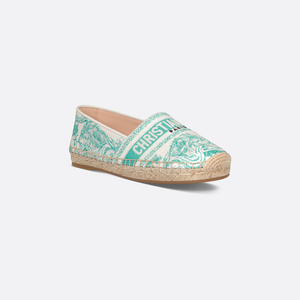 Dioriviera Dior Granville Espadrille Cotton Embroidered KDB578TJE S68H: Image 1