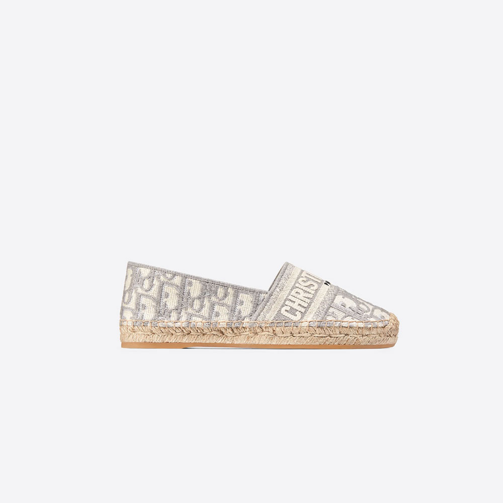 Dior Granville Espadrille Embroidered Cotton KDB585OBE S33G: Image 1