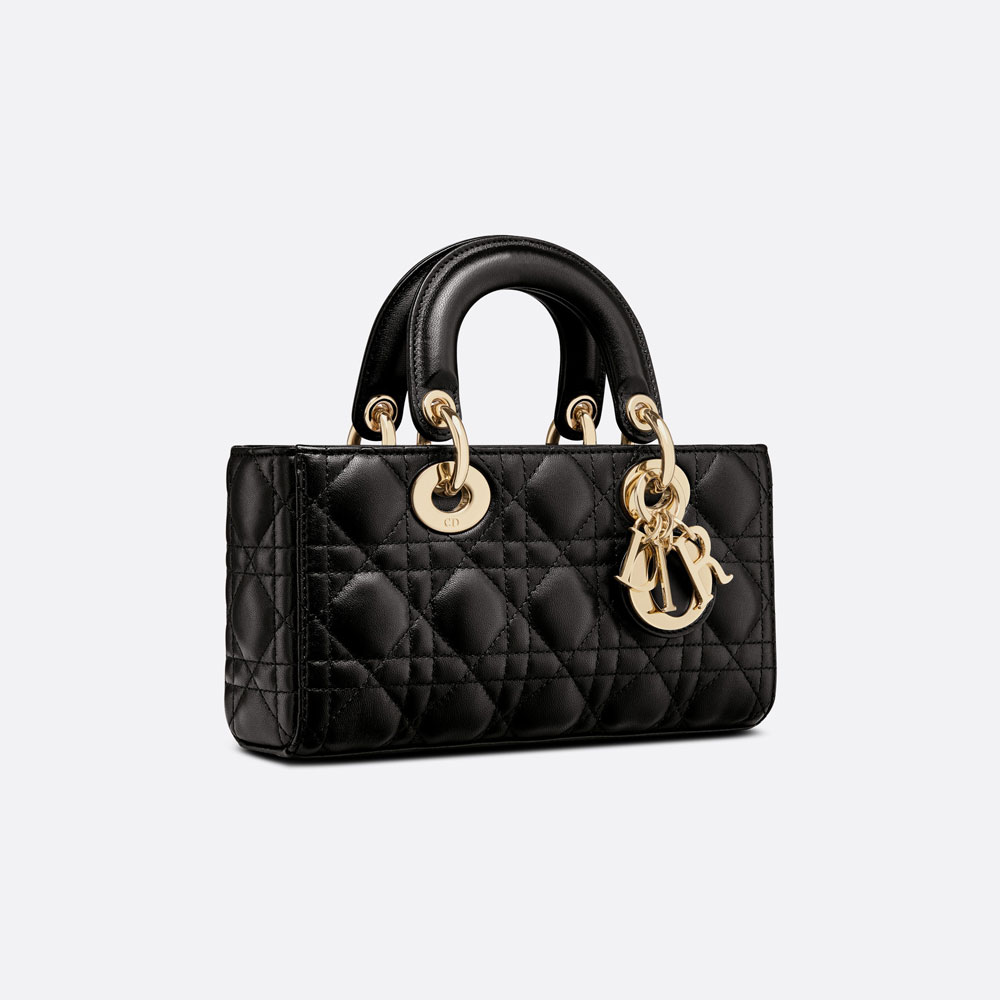 Dior Small Lady D-Joy Bag Black Cannage Lambskin M0613ONGE M900: Image 2