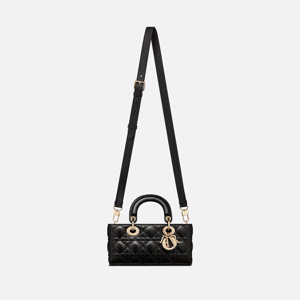 Dior Small Lady D-Joy Bag Black Cannage Lambskin M0613ONGE M900: Image 3