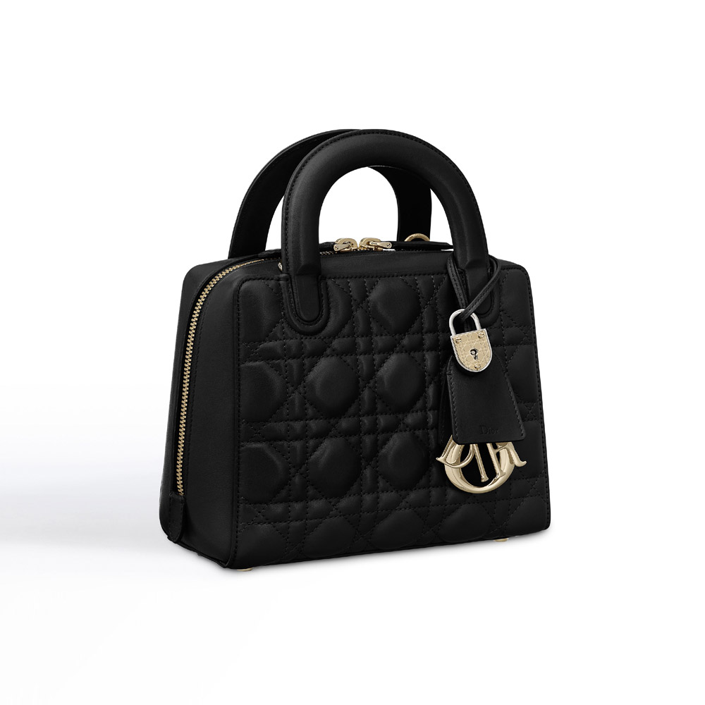 Dior lily bag in black cannage lambskin M0661OVQN M900: Image 1