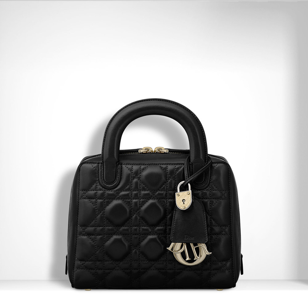 Dior lily bag in black cannage lambskin M0661OVQN M900: Image 2