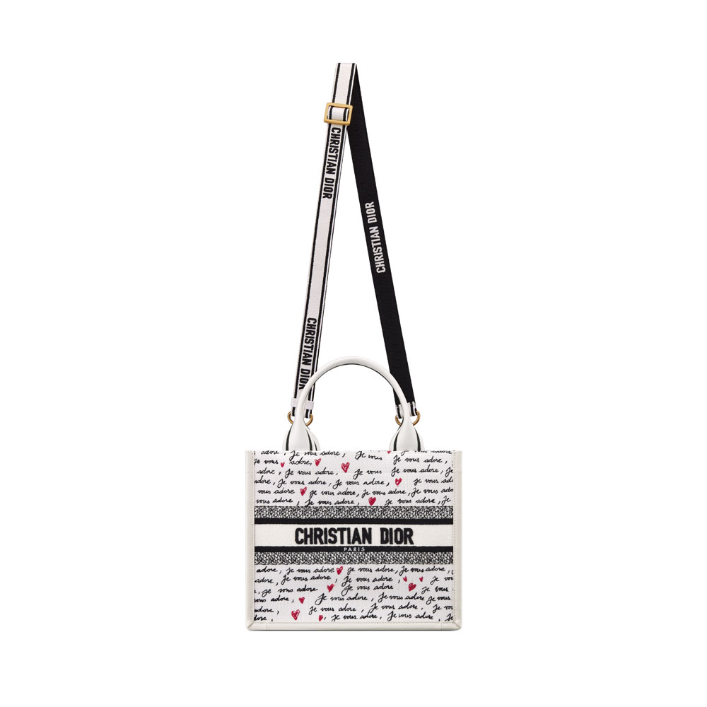 Dioramour Small Dior Book Tote M1325CZBX M933: Image 4