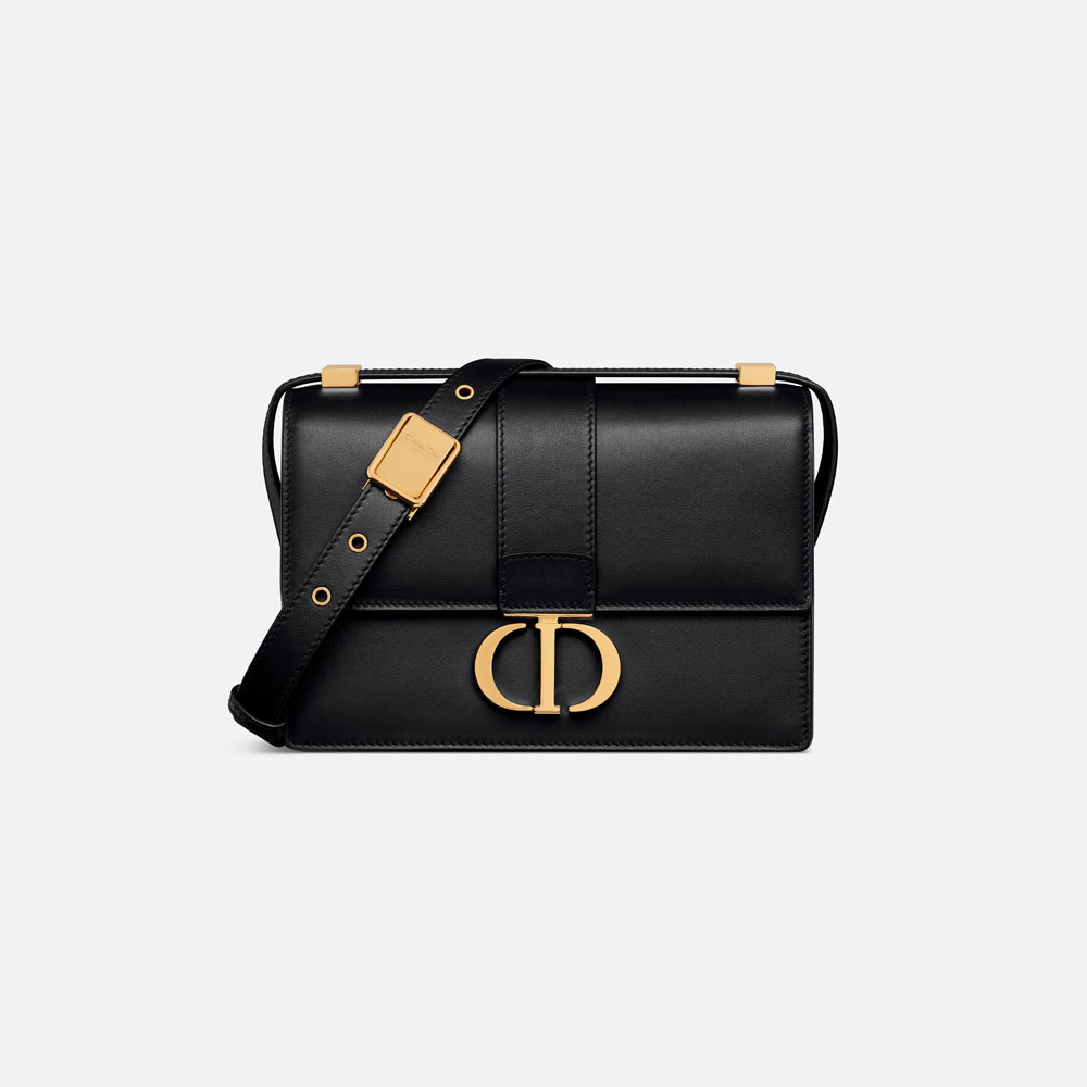 Dior Small 30 Montaigne Bag Black Calfskin M9234UHEL M900: Image 1