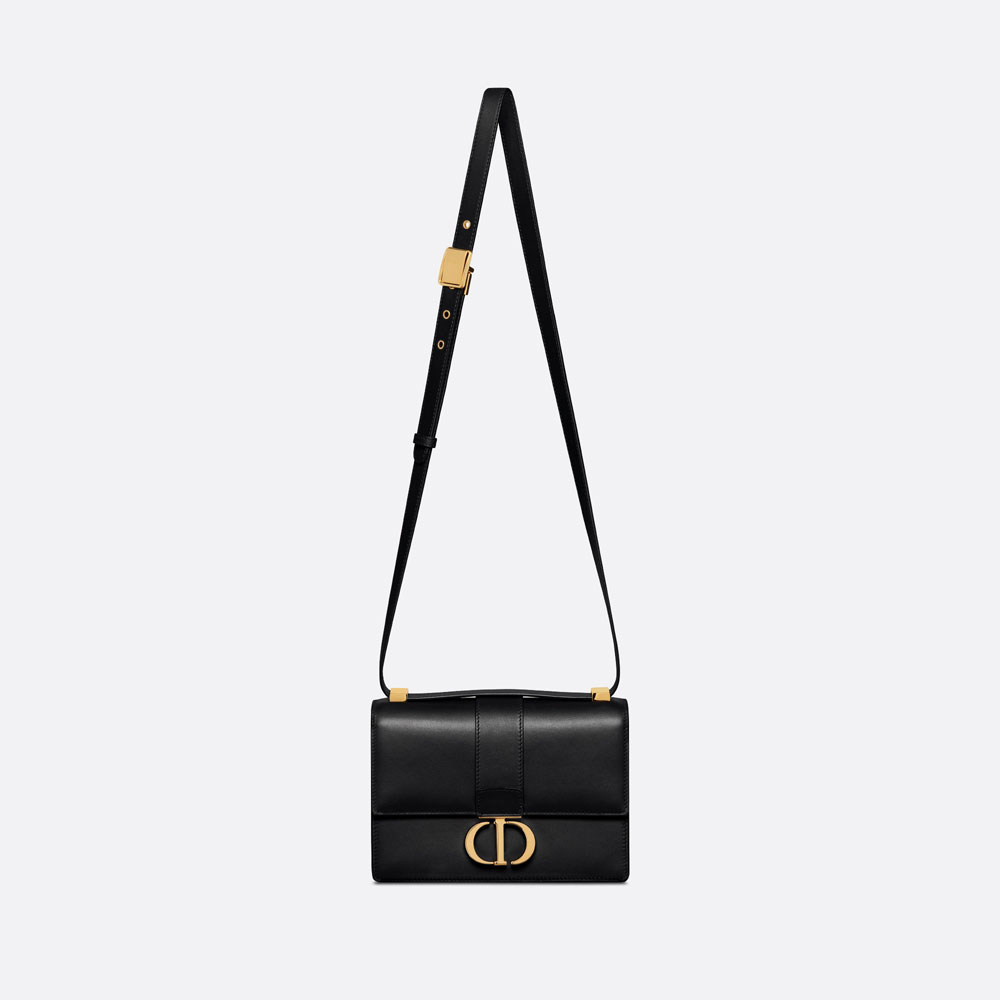 Dior Small 30 Montaigne Bag Black Calfskin M9234UHEL M900: Image 3