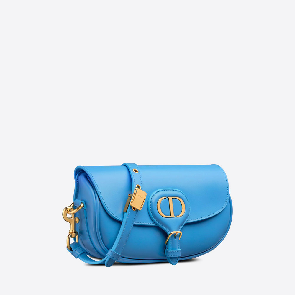 Dior Bobby East West Bag Bright Blue Box Calfskin M9327UMOL M05Z: Image 2