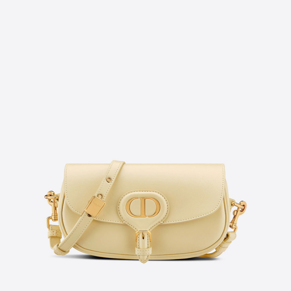 Dior Bobby East West Bag Pale Yellow Box Calfskin M9327UMOL M26Y: Image 1