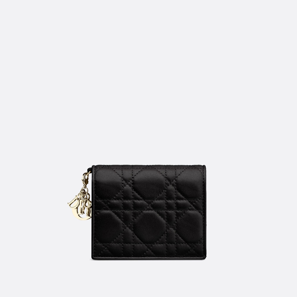 Mini Lady Dior Wallet Black Cannage Lambskin S0178ONMJ M900: Image 1