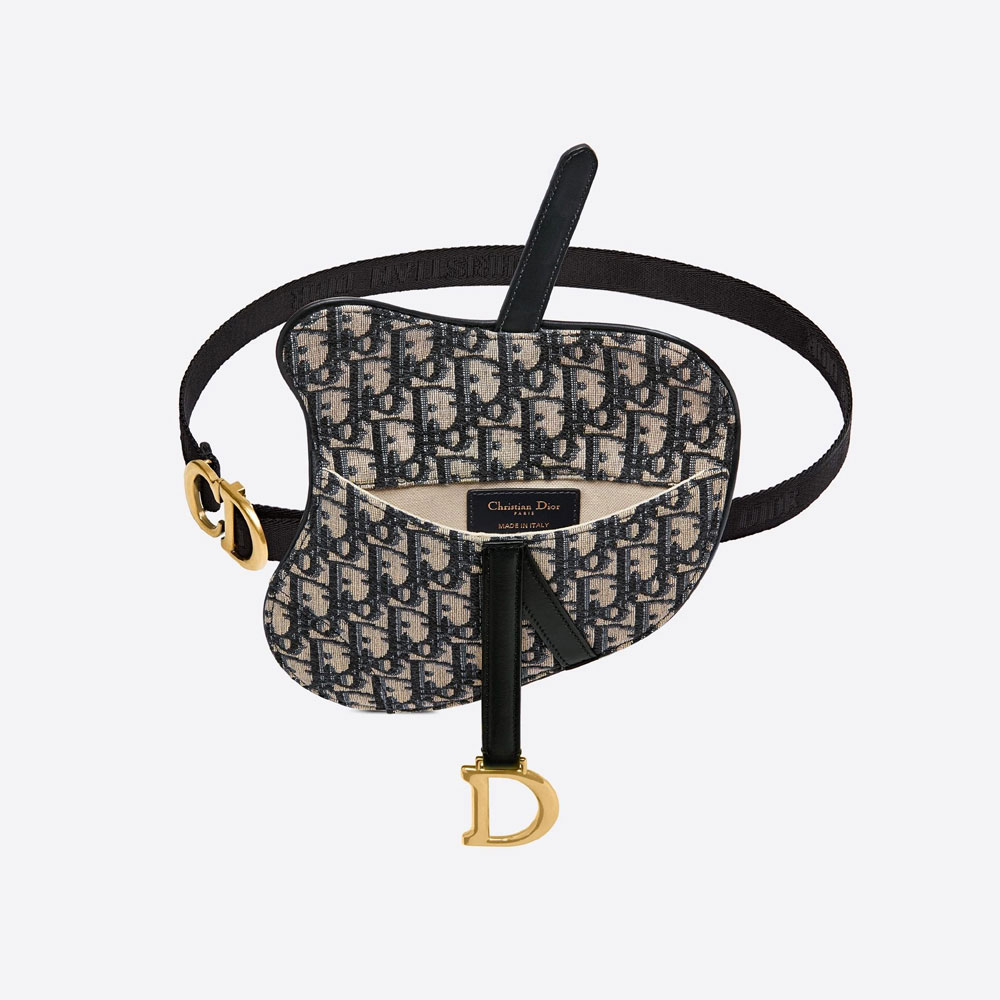 Saddle Flat Belt Pouch Blue Dior Oblique Jacquard S5632CTZQ M928: Image 2