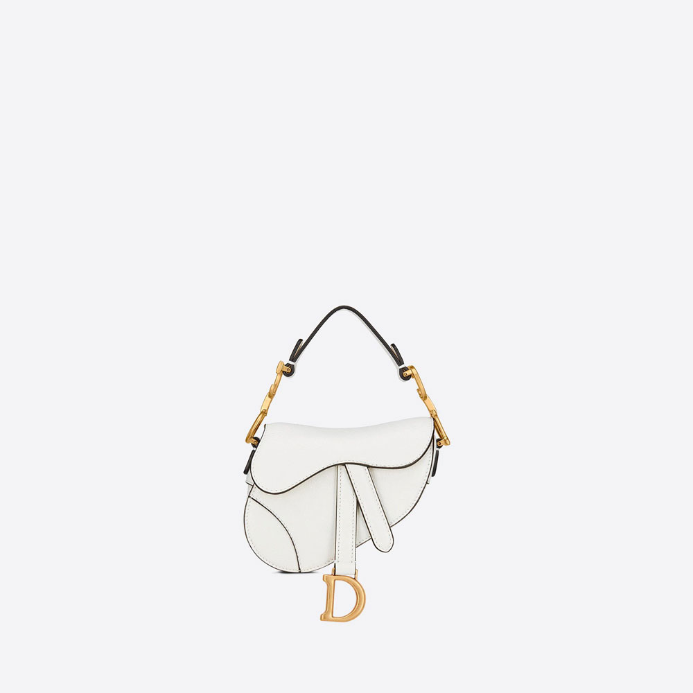 Dior Micro Saddle Bag Latte Goatskin S5662CCEH M030: Image 1