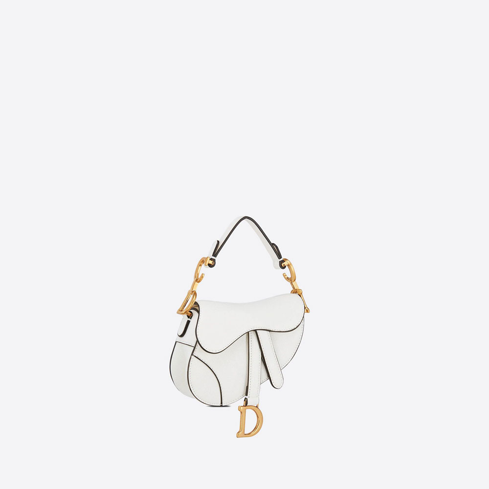 Dior Micro Saddle Bag Latte Goatskin S5662CCEH M030: Image 2