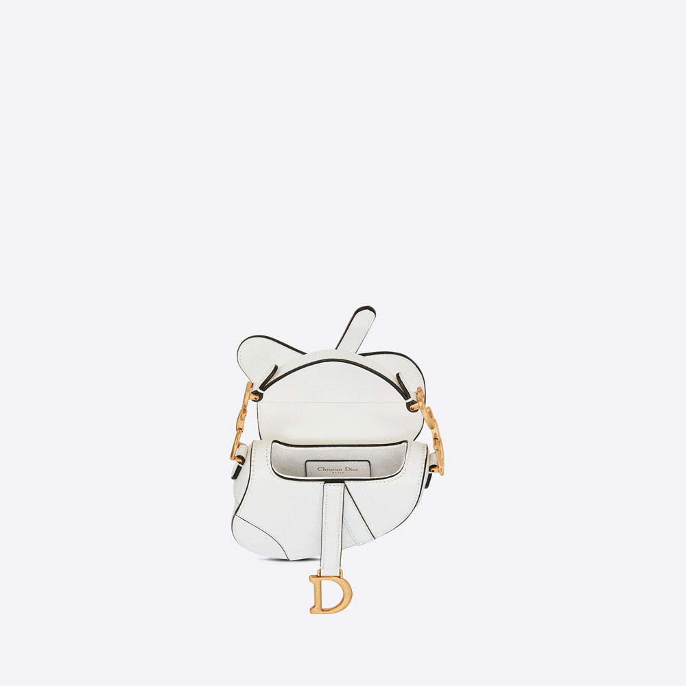 Dior Micro Saddle Bag Latte Goatskin S5662CCEH M030: Image 3