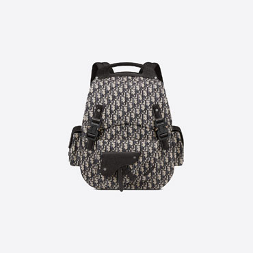 Dior Maxi Gallop Backpack Oblique Jacquard Calfskin 1ADBA164YKY H27E