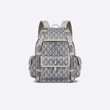 Dior Hit The Road Backpack Dior Gray CD Diamond Canvas 1ESBA163CDP H42E